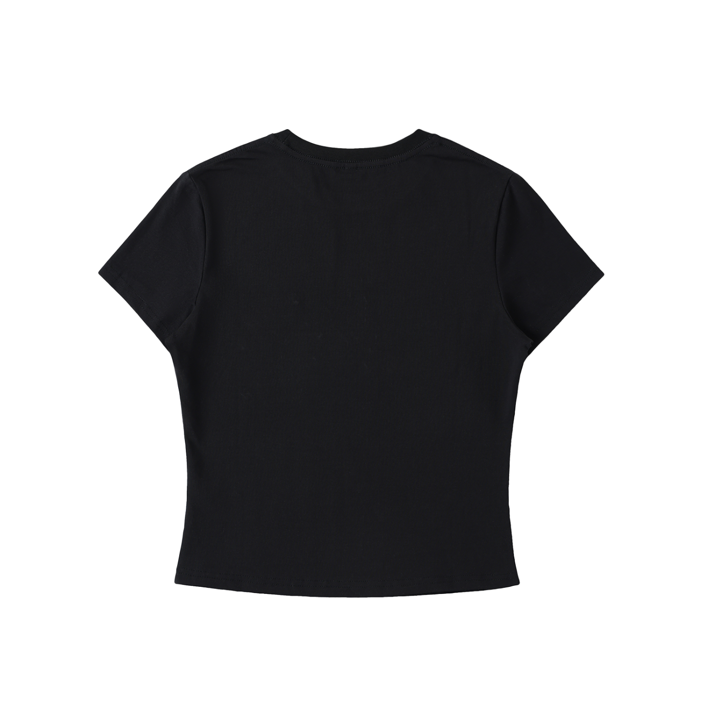 It's Okay Baby Tee  Distressed (Black)