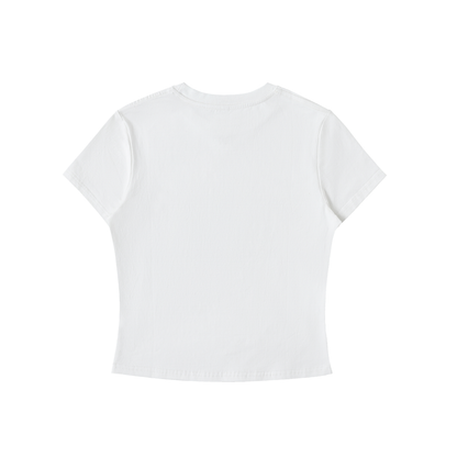 It's Okay baby tee (white)